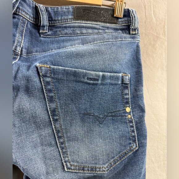 Diesel Jeans Mens Blue Belther Button Fly 28 x 32 - Picture 5 of 7